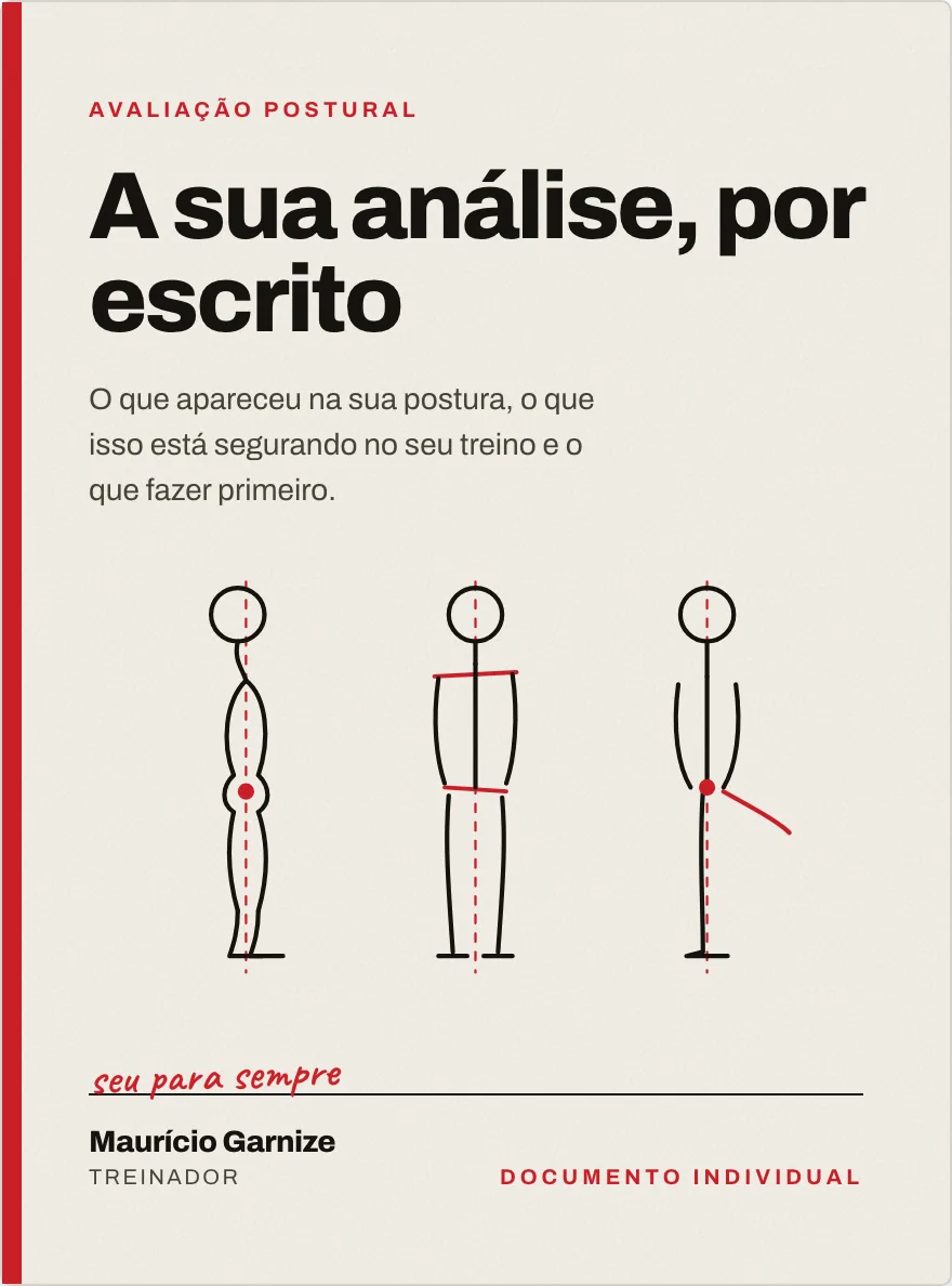 Capa do PDF com a sua análise por escrito
